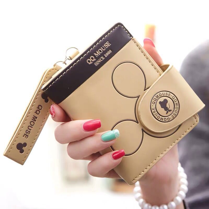 Wholesale Short PU Cartoon Folding Zero Wallet